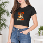 Dog Said No Women's Crop Top — view 3