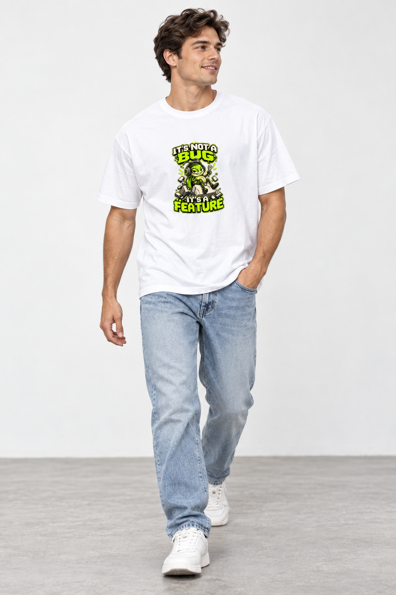 Not a Bug Men's T-Shirt - male model wearing tshirt - Front_1_c_1.jpg - 1